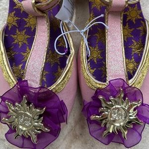 Disney Rapunzal Tangled New Small Girls Costume Shoes